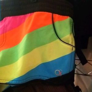 RAINBOW LGBTQ OP BOARD SHORTS BIKINI BREIFS SUIT h